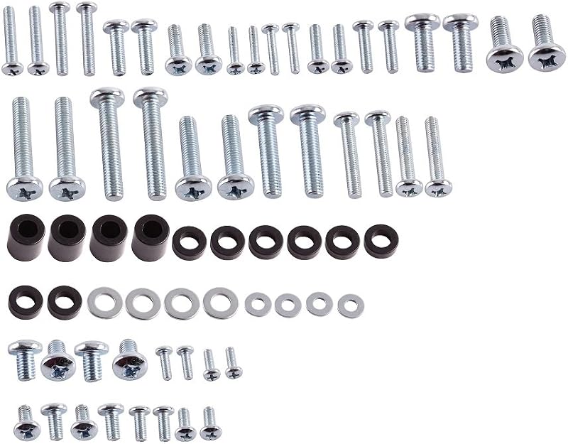 Part King Universal TV Mounting Hardware Kit VESA Bolts Screws Washers Spacers