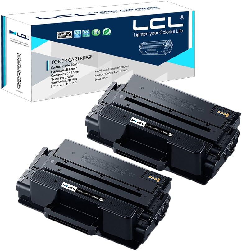 LCL Compatible Toner Cartridge MLT-D203E 10000 pages (2 Black) Replacement for Samsung ProXpress SL-M3820 M3820ND M3820DW M4020ND M3870FD M3870FW M4070FR M4070FX