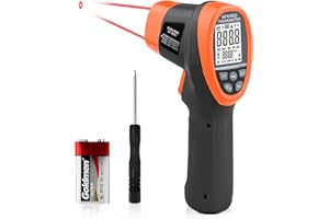 SURLABA Infrared Thermometer Gun Non Contact Infrared Thermometer Reader -58℉to 1472℉ (-50℃to 800℃) Temperature Gun with Adju