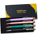 InnoBeta Realtor Gifts for Women, Funny Gifts for Real Estate Agent, Ballpoint Pen Set of 4, Gift Ideas for Women on Birthday, Christmas, Appreciation
