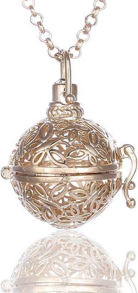 Lefan Chime Bell Harmony Pendant Open Heart Angel Caller Pregnant Ornament
