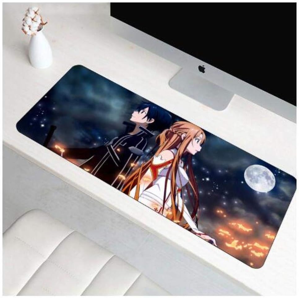 Amazon ゲームマウスパッドアニメソードアートオンラインスピードpcデスクアンチスリップラバーマットゲームマウスパッドxl大型マウスパッドe Csxtx マウスパッド 通販