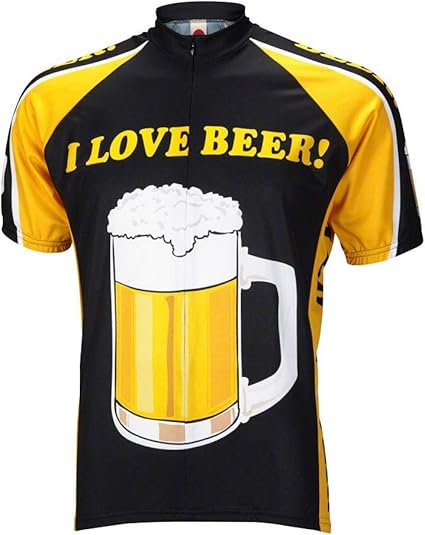 gold cycling jersey