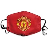 Amazon Com Manchester United Face Cover With 6 Filters For Outdoor Sport Activity Sports Outdoors