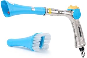 GATTLELIC Car Cleaning Gun High Pressure Air Blow Gun Interior Car Cleaning w/2 Set Nozzle,Car Cleaning Tools for Cleaning Cars, Window,Carpets and Furniture