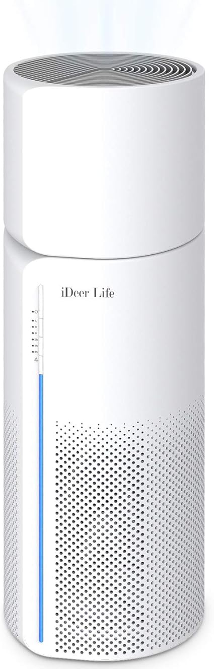 Amazon 加湿器 加湿空気清浄機 空気清浄機 冬場乾燥対策 上から給水 お手入れ簡単 高性能 花粉対策 除菌 脱臭 床置き タワー式 Ideer Life ｉｄｅｅｒ ｌｉｆｅ 空気清浄機