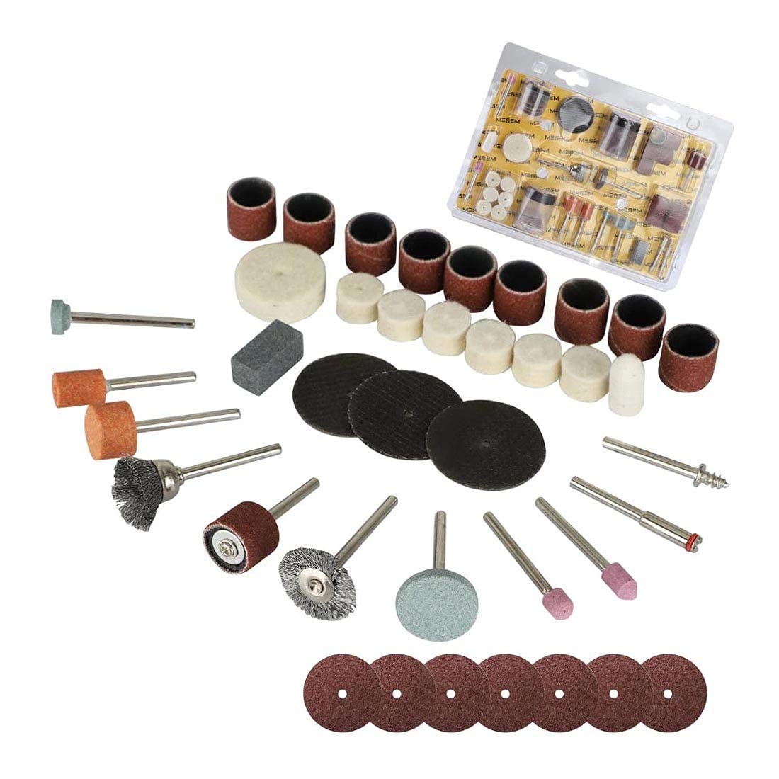 A&S TOOL SHOP 105pc Rotary Tool Accessories Set Electric Grinding
