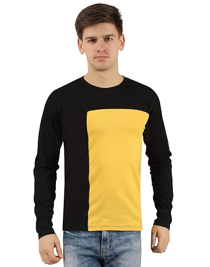 black and yellow designer shirt
