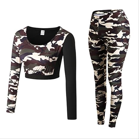 YMKMM Ropa Deportiva Conjunto De Yoga Mujer Ropa Deportiva Fitness ...