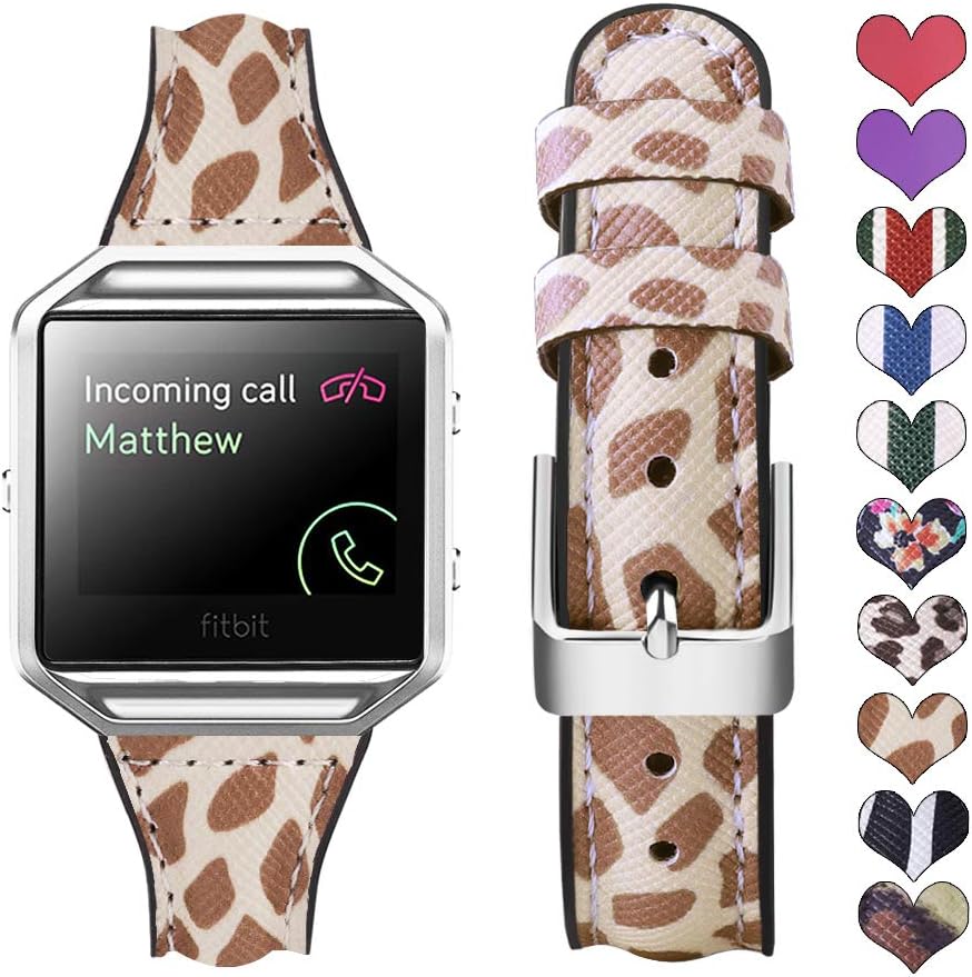 leopard print fitbit blaze band