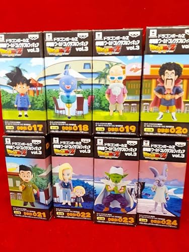 Amazon ドラゴンボールz 劇場版ワールドコレクタブル フィギュア Vol 3 神と神 サタン 悟空 予言魚 18号 マーロン ピッコロなど 全8種セット フィギュア ドール 通販