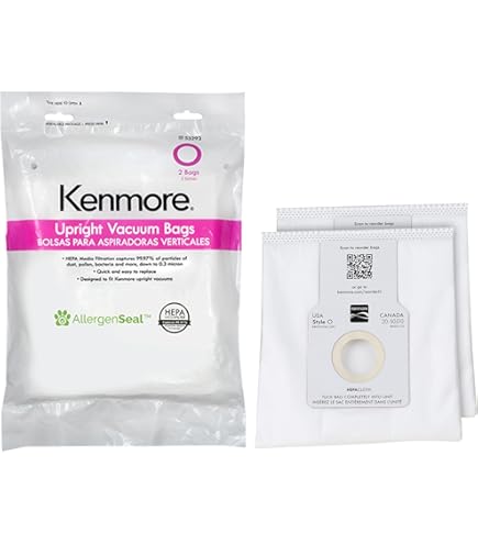 Sacchetti Aspirapolvere EnviroCare Per Kenmore Intuition - Confezione Da 6 - Filtrazione 99,7% - 5