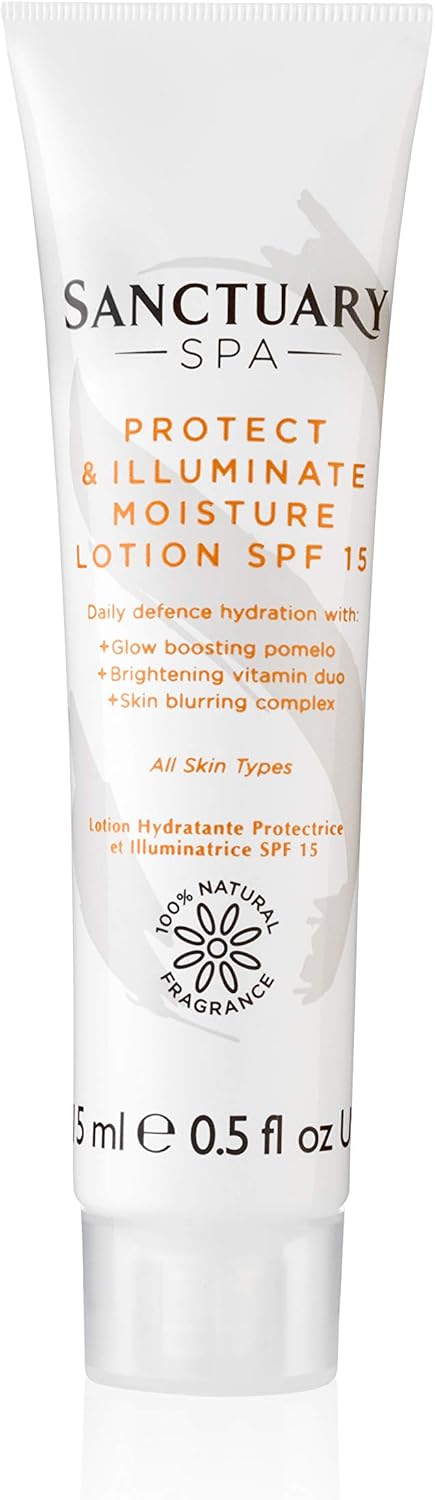 Sanctuary Spa Face Cream SPF 15, Illuminating Moisturiser Lotion, 15ml, 15 ml (Pack of 1)