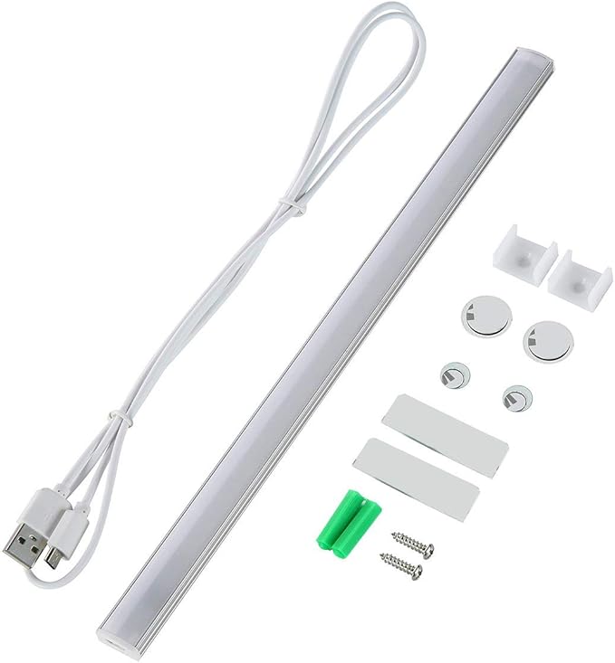 Debajo del gabinete Barra de luz LED Interfaz de carga USB de diseño