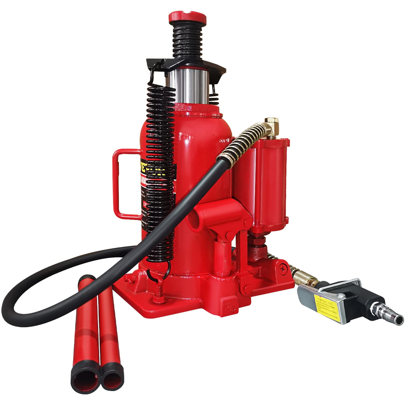 Harbor Freight Pneumatic Bottle Jack 20-Ton Air Hydraulic Bottle Jack - Heavy Duty 40,000 Lb Capacity For Truck, RV, Auto Repair 20 Ton Jacks For Sale