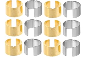 Yardwe 12pcs Car Battery Terminal Adapter Sleeves Corrosion-resistant Post Shims for Positive Negative Lead