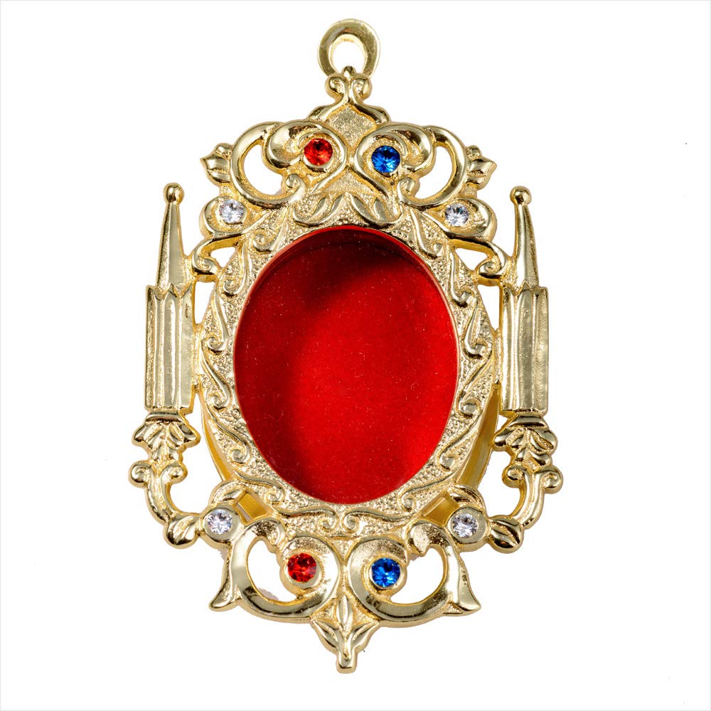 NKlaus Wall Reliquary 12,5m Monstrance Silver Monstrance with Stones Storage for your Memory Brass gold Reliquary Holder Handmade House Altar antique 2905