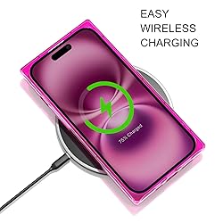 LoeoeL for iPhone 16 Plus Clear Case Rectangle