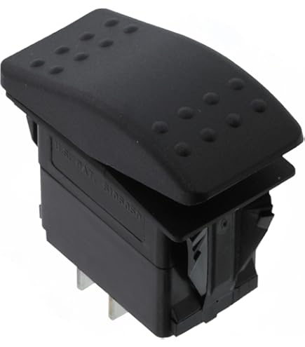 Carling Technologies VJD2A60B-A1B00-000 Switch, DPDT, 20 A, 12 V, On