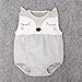 Romper , FEITONG Newborn Baby Girls Boys Teddy Leotard Jumpsuits Romper (18 Months, Gray)