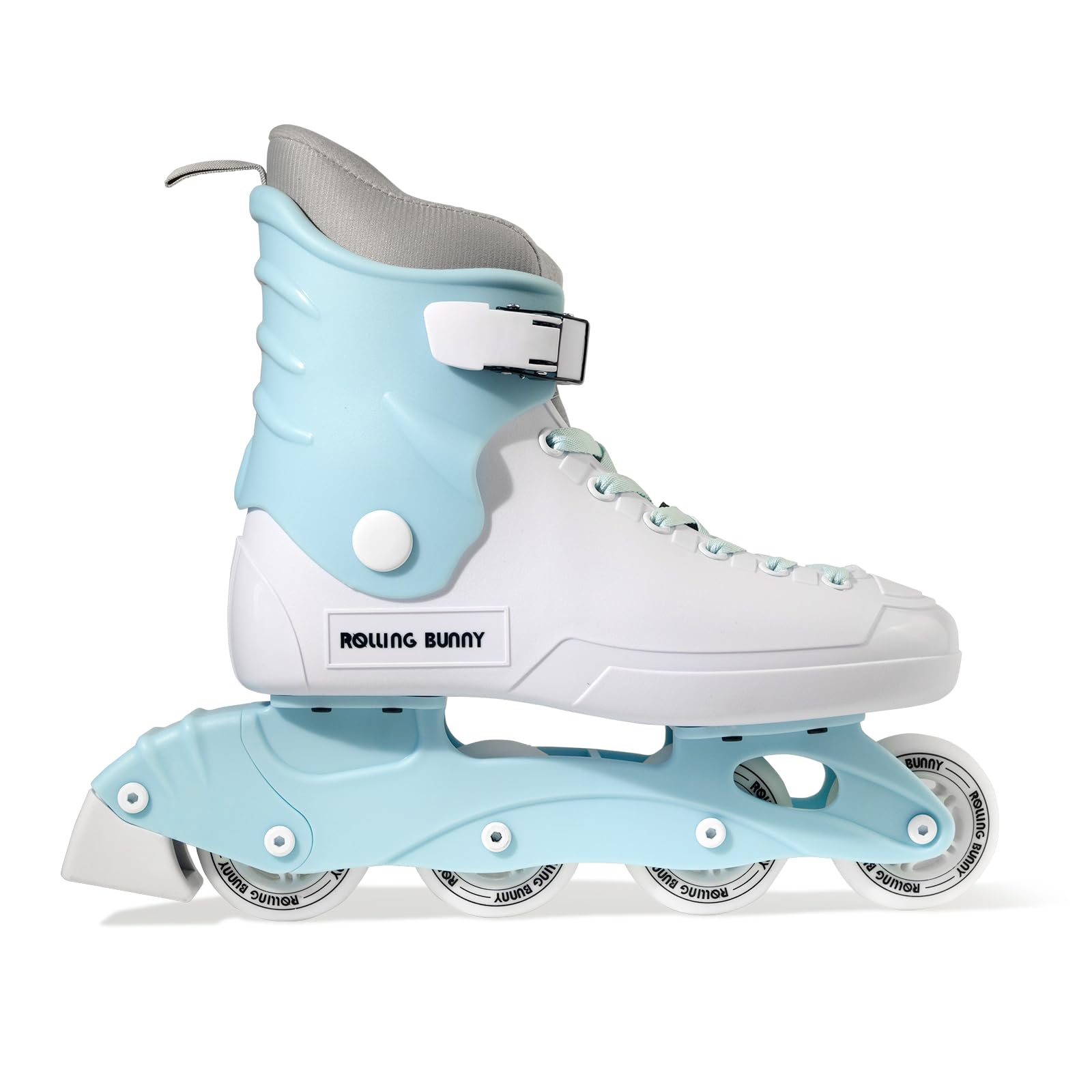 Photo 1 of RollingBunny Inline Skates for Women Girls - Adult Inline Skates for Outdoor and Indoor, with Durable Outer Shell and Ankle Support, ABEC-7 Bearings, Solid and Comfortable