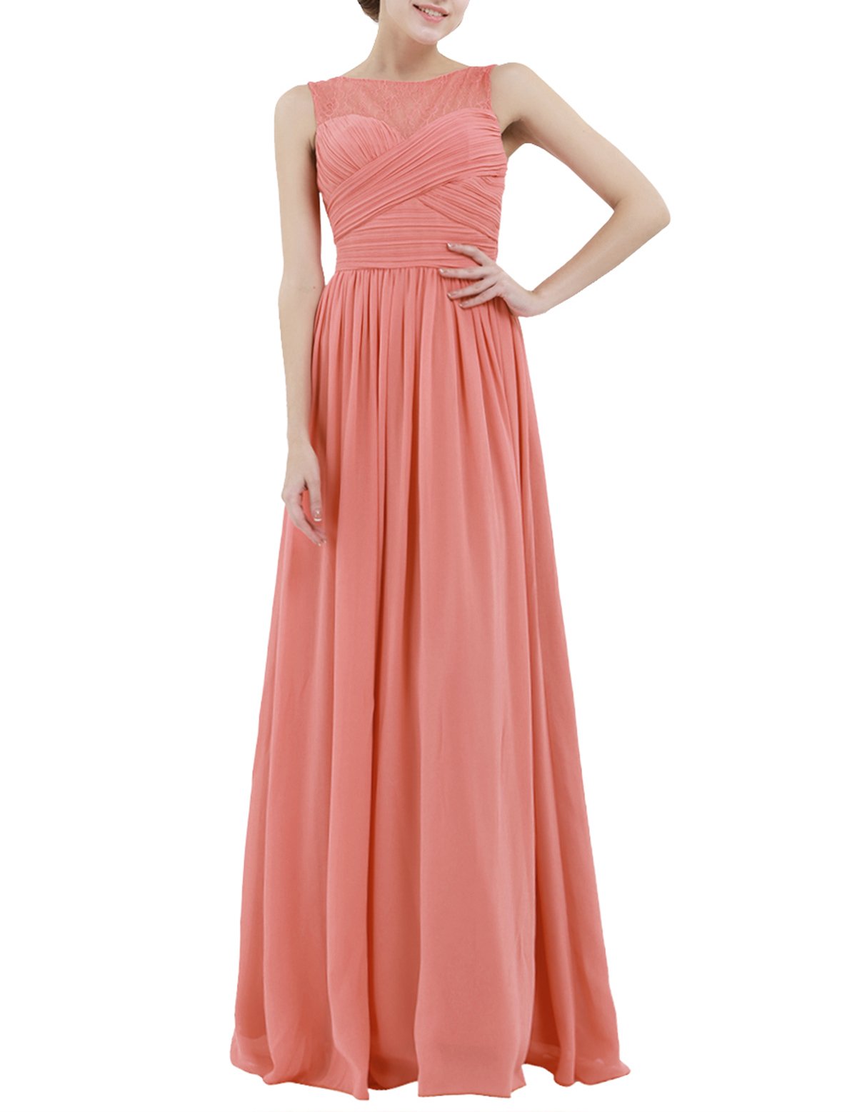 ACSUSS-Women-Elegant-Lace-Cocktail-Party-Evening-Chiffon-Maxi-Dress-Bridesmaid-Prom-Ball-Gown-Coral-14
