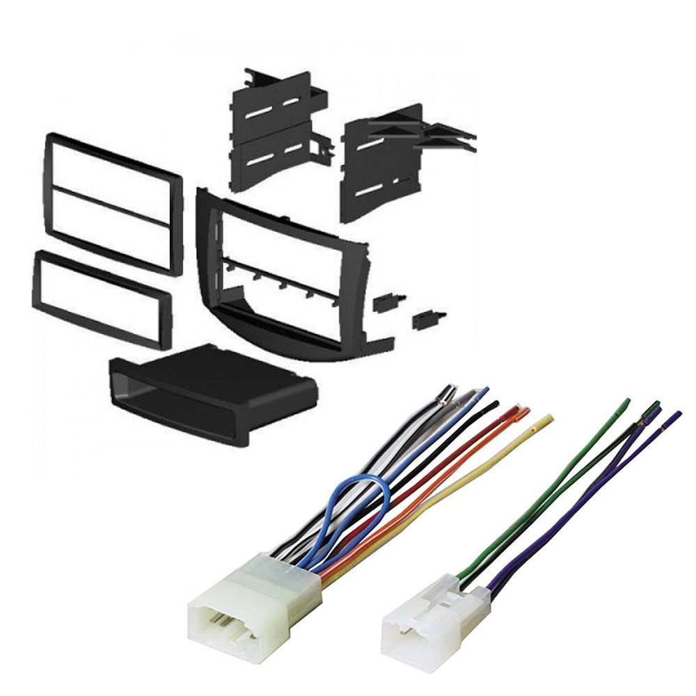 Amazon.com: Toyota RAV 4 2006-2013 CAR Stereo Radio Dash Installation  MOUNTING KIT W/Wiring Harness: Car Electronics