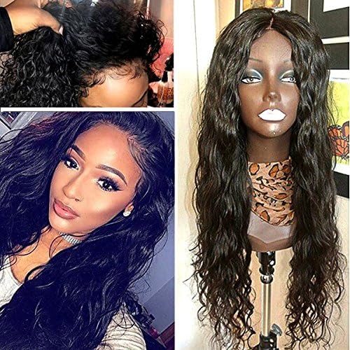 GAMAY HAIR 150% Density Full Lace Human Hair Wigs Water Wave for Black Woman Brazilian Virgin Full Lace Wigs Glueless Lace Front Human Hair Wigs(12 inch with 150% density)