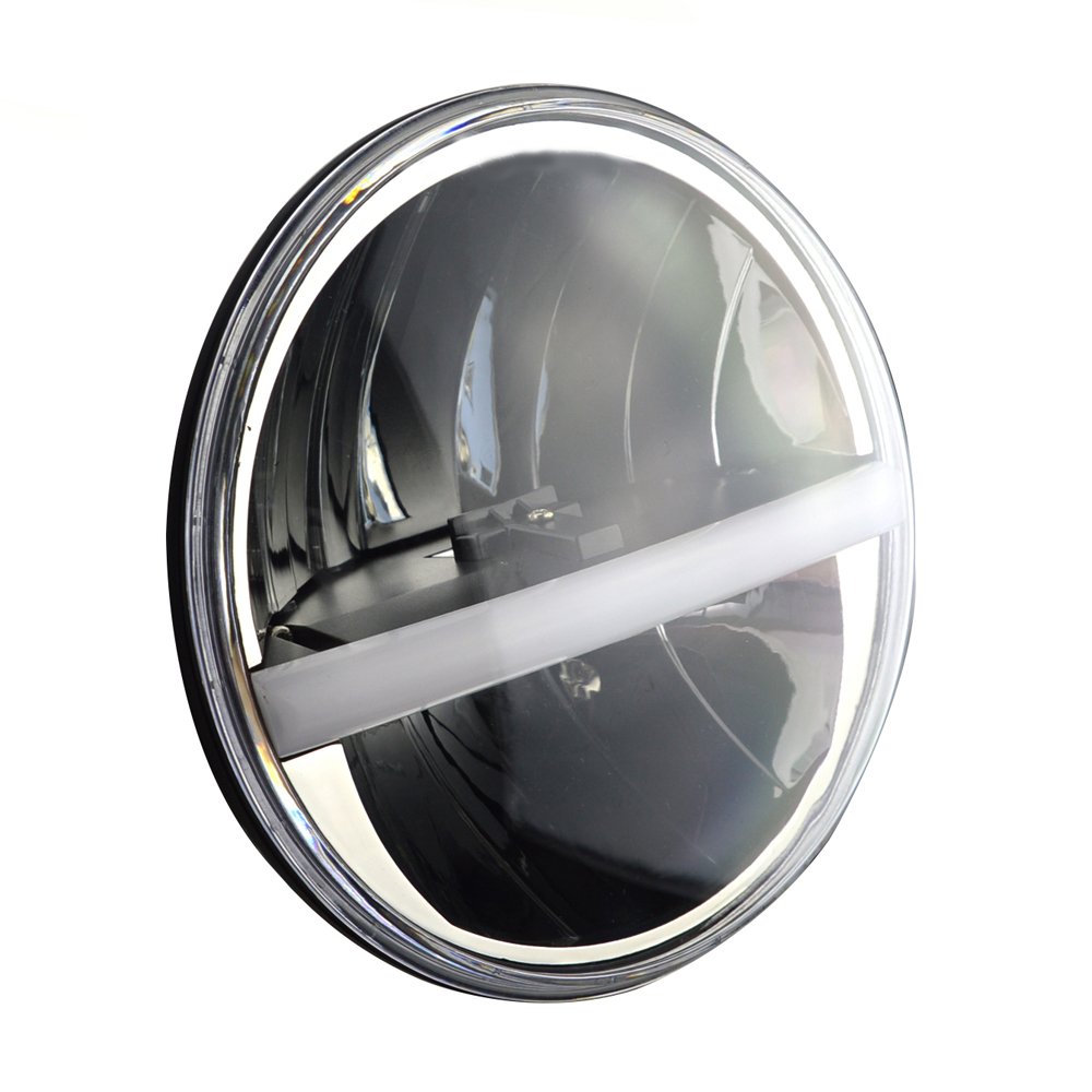 7Inch Round 30W CREE LED Half Halo Ring DRL Fog Lights Toyota Jeep JK