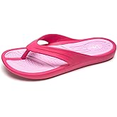 LM Women's Flip Flops Thong Sandals Casual Sandals Shower Shoes Beach Slippers Slides Slip on Water Shoes