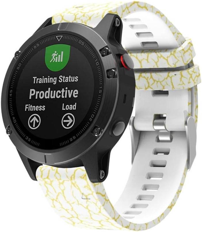 Para Garmin Fenix 5 reloj GPS banda de repuesto de camuflaje, Y56 Printing Silicagel Quick Install correa de reloj suave para Garmin Fenix 5 reloj GPS