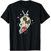 Disney BFF Best Friends Matching Heart Necklace Mickey Mouse T-Shirt