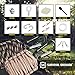 Survival GRENADE Emergency Key Chain Survival Kit - Paracord Grenade Survival Kit with 8+ Tools + Fire Starter & Eye Knife