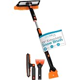 &lrm;Snow MOOver 39" Extendable Snow Brush with Squeegee &amp; Ice Scraper | Foam Grip | Auto Snow Brush | Auto Ice Scraper | Car Truck SUV