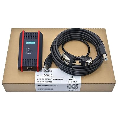 USB To RS485 PLC Programming Cable Adapter For Siemens S7-200 – NEW