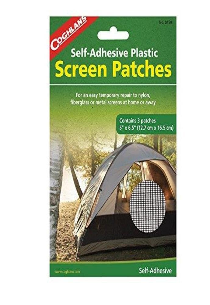 Coghlan's Unisex Adult C8150 Screen Patches - Black, One Size