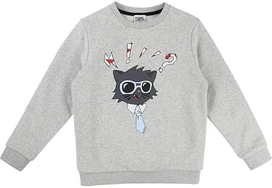 karl lagerfeld grey sweatshirt