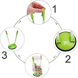 Ruibo Baggy Rack Holder for Food Bags 4 Pack Adjustable Stand view 3