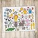 Kicko Make an Ark Stickers - Set of 12 Ship Stickers Scene for Birthday Treat, Goody Bags, School Activity, Group Projects, Room Decor, Arts and Crafts