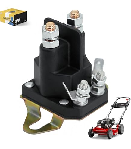 Vuzmode Solénoïde de démarreur, for, AM138068, for Cub Cadet, 725 04439, for MTD, for Troy Bilt, Trombetta 862 1211 211 16 Tracteur Tondeuse autoporté Relais de démarrage pour Tracteur de Jardin