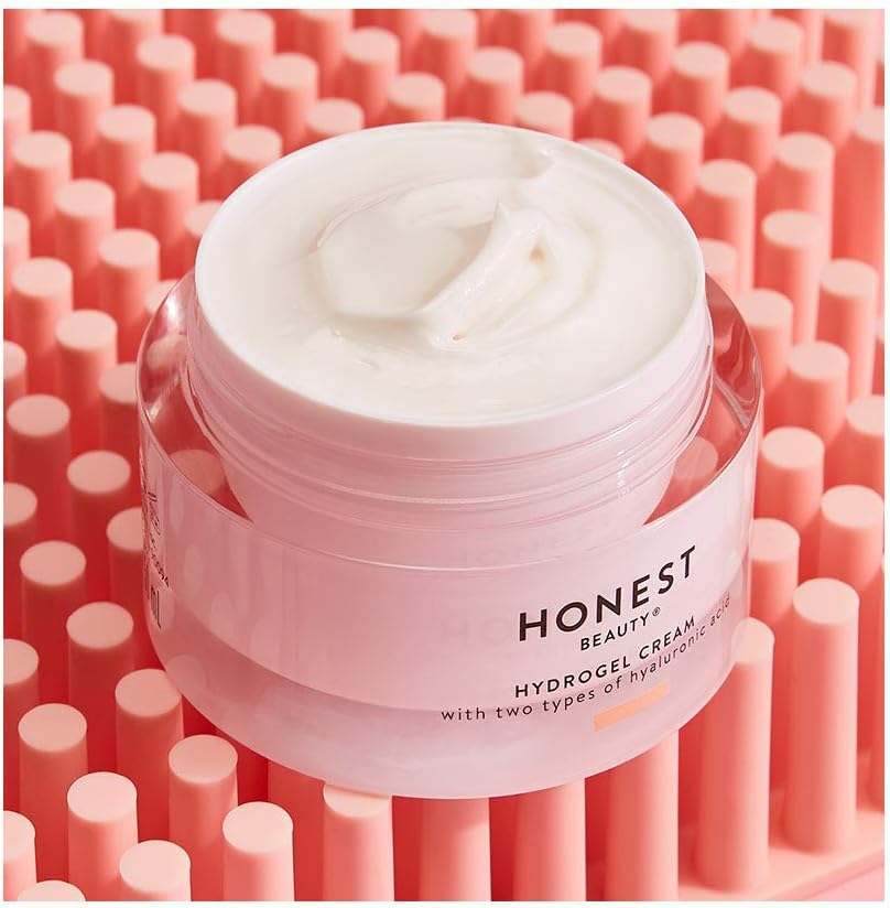 Honest Beauty Hydrogel Cream with Two Types of Hyaluronic Acid & Squalane | Oil-Free, Synthetic Fragrance Free, Dermatologist Tested, Cruelty Free | 1.7 Fl. Oz.: Health & Personal Care