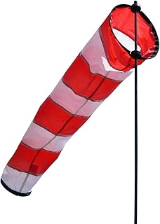 CIM Windsack - AVIA - Sock L - UV-beständig und wetterfest - Ø18cm, Länge: 73cm, Standhöhe: 97cm - inkl. Fiberglasstab