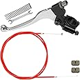 YOXUFA Mini Bike Brake Lever Kit + 61in Mini Bike Brake Cable Replacement for Coleman CT100U CC100X Baja Doodle Bug DB30 Motovox MBX10 MBX11 Monster Moto MMB80 97cc Powersports Parts 7/8" 22mm Handle