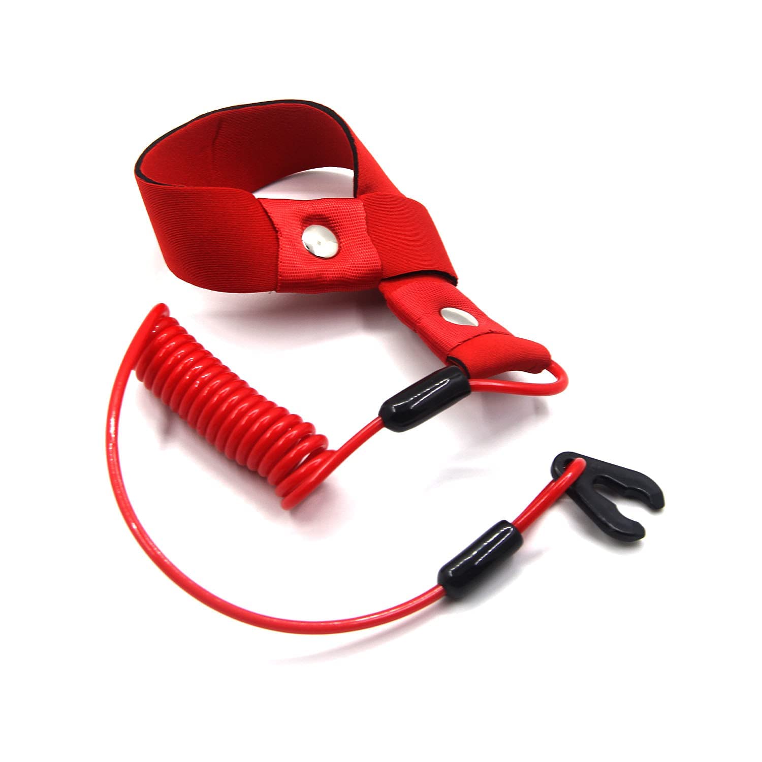 RKURCK Stop Kill Safety Lanyard Emergency Tether Cord with Wrist Strap for EW2-68348-00-00 all Yamaha Jet Ski WaveRunner WaveVenture WaveRaider WaveJammer WaveBlaster FX140