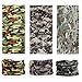 KALILY 6PCS Headband Bandana - Versatile Sports CAMO Headwear –Neck Gaiter, Headwrap, Balaclava for Camping, Cycling, Fishing