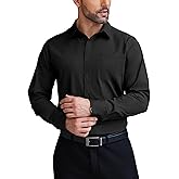 COOFANDY Mens Dress Shirts Wrinkle Free Long Sleeve Button Down Shirts Formal Business Shirt