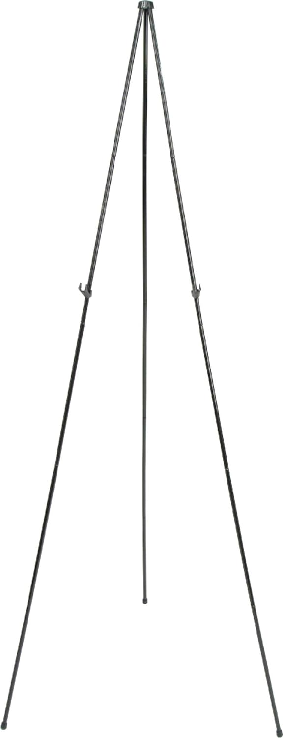 Quartet Easel Stand, Collapsible, Portable Display Stand for Home School Supplies, Home Office Supply Tripod for Posters, Paintings, Art or White Boards, Base 63" Max. Height, Supports 5 lbs. (29E) : Easel Stands : Office Products
