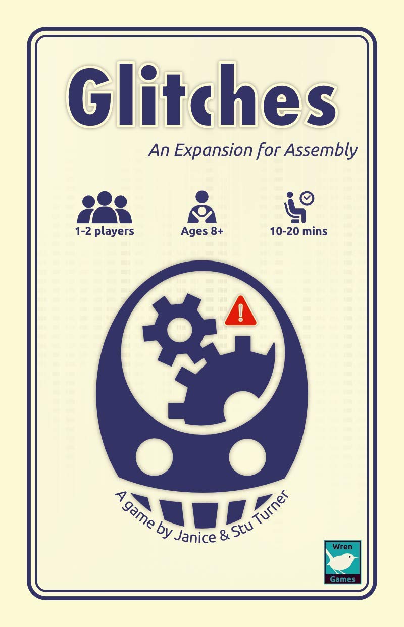 Wren Games Glitches: An Expansion for Assembly, A Mind-Bending Puzzle Card Game (Cooperative or Solo)