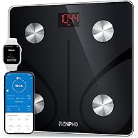 RENPHO Body Fat Scale, Smart Scale for Body Weight, BMI Digital Bathroom Weight Scale, Body Measurements with Smartphone App 