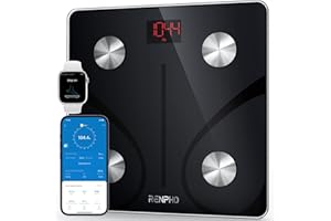 RENPHO Smart Scale for Body Weight, FSA HSA Eligible, Digital Bathroom Scale BMI Weighing Bluetooth Body Fat Scale, Body Comp